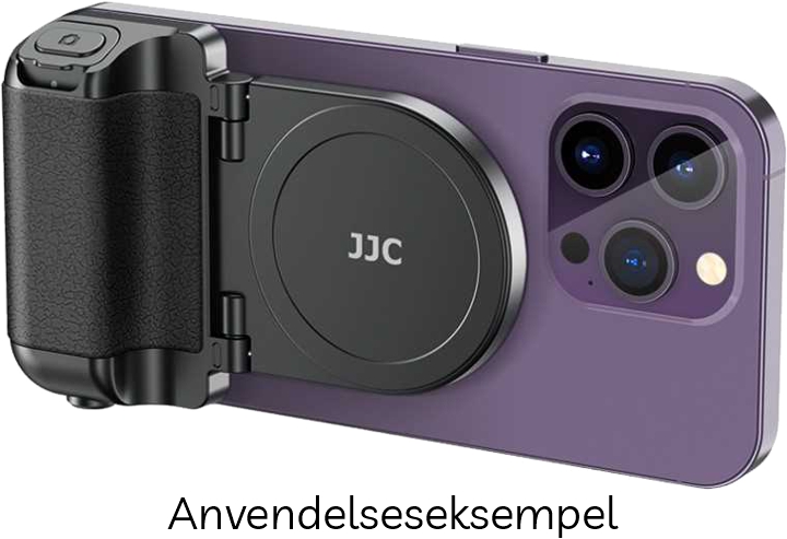 JJC Magnetisk Greb til Smartphone m/ udløser - Black (Sort)